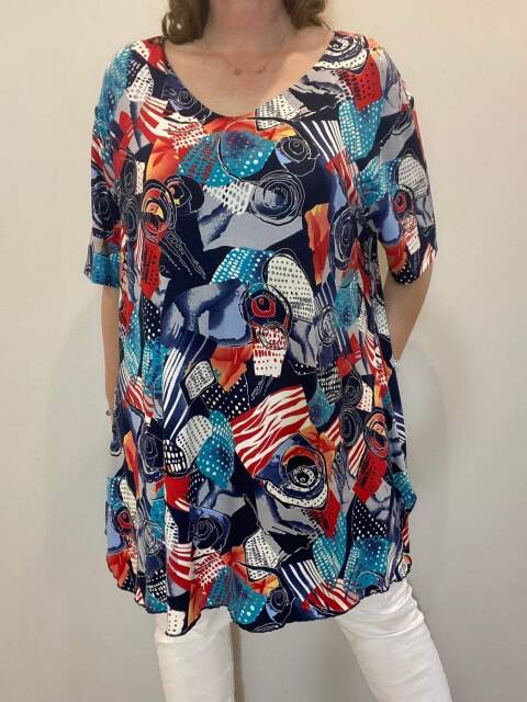 Tunika damskie 7268 Mix kolor Standard (Towar Polskie) 2