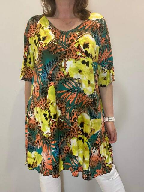 Tunika damskie 7274 Mix kolor Standard (Towar Polskie) 1