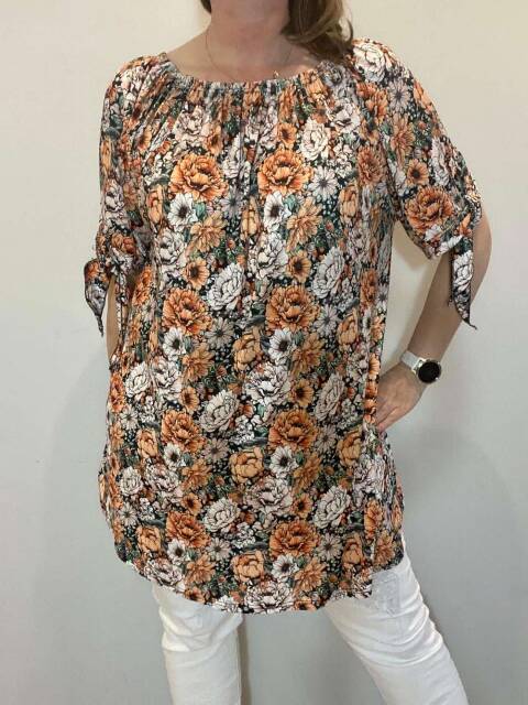 Tunika damskie 7281 Mix kolor Standard (Towar Polskie)