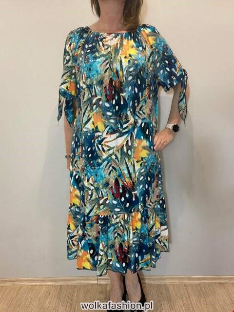 Sukienka damskie 7299 Mix kolor Standard (Towar Polskie)