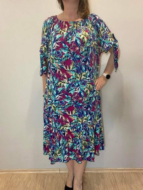 Sukienka damskie 7300 Mix kolor Standard (Towar Polskie)