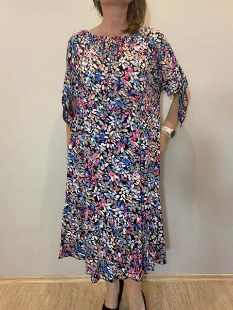 Sukienka damskie 7304 Mix kolor Standard (Towar Polskie)