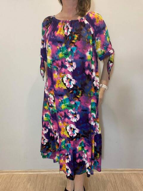 Sukienka damskie 7306 Mix kolor Standard (Towar Polskie) 1