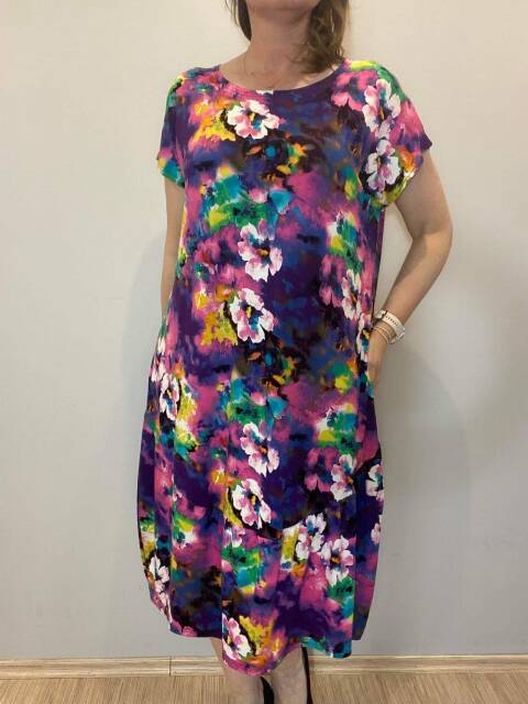 Sukienka damskie 7311 Mix kolor Standard (Towar Polskie)