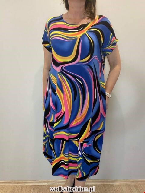 Sukienka damskie 7317 Mix kolor Standard (Towar Polskie)