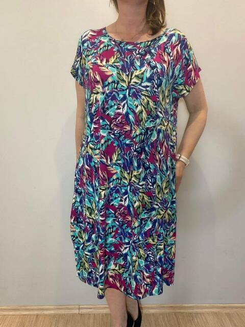 Sukienka damskie 7319 Mix kolor Standard (Towar Polskie)