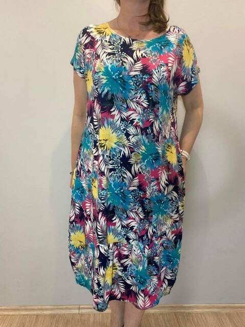 Sukienka damskie 7320 Mix kolor Standard (Towar Polskie)