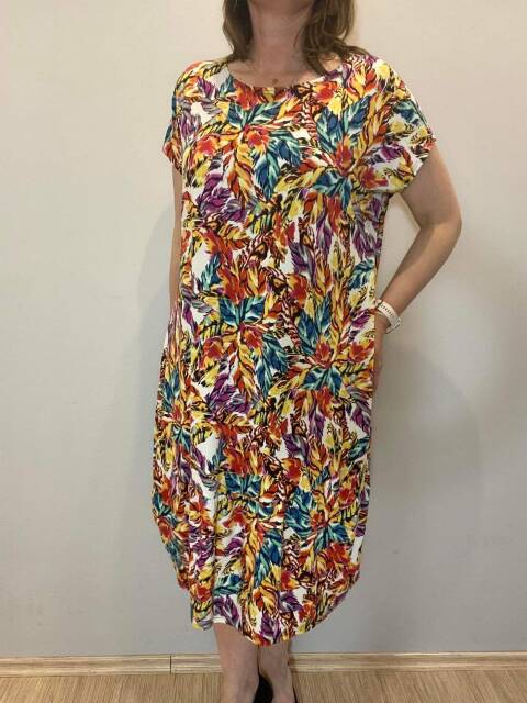 Sukienka damskie 7323 Mix kolor Standard (Towar Polskie)