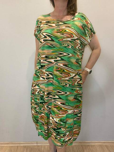 Sukienka damskie 7324 Mix kolor Standard (Towar Polskie)