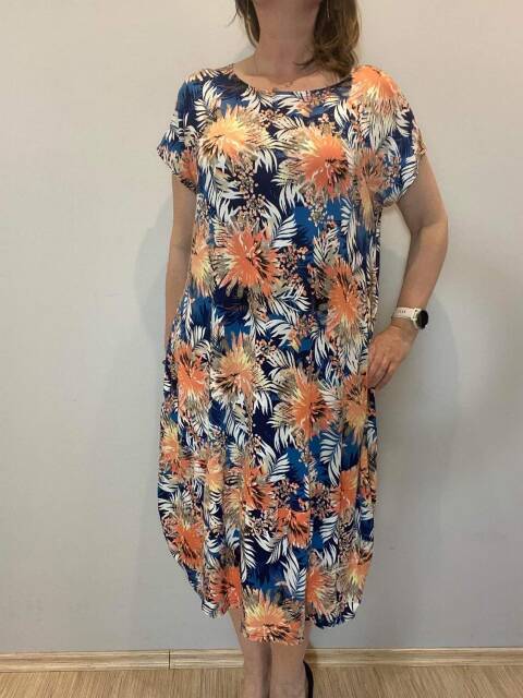 Sukienka damskie 7327 Mix kolor Standard (Towar Polskie)