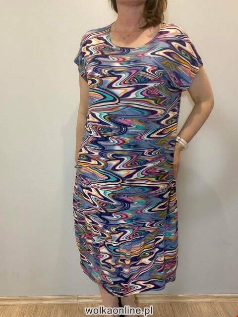 Sukienka damskie 7328 Mix kolor Standard (Towar Polskie)