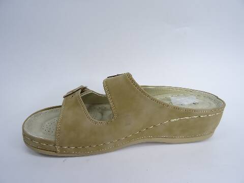 Klapki babcine Y508-2 D.BEIGE 36-42 2