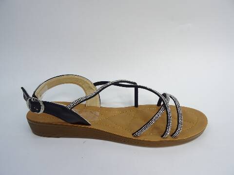 Sandały damskie 6089-2 BLACK 36-41 1