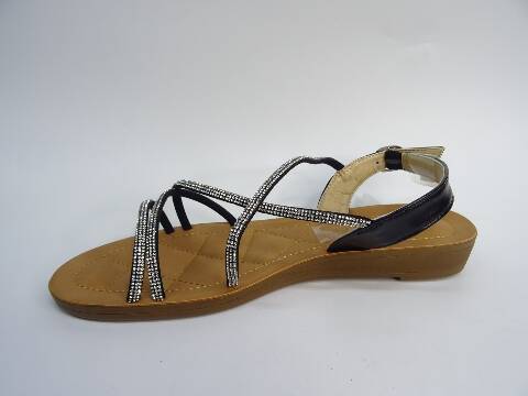 Sandały damskie 6089-2 BLACK 36-41 3