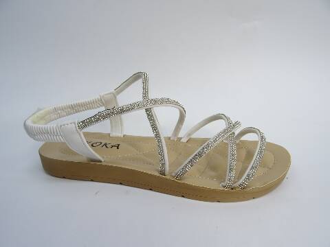 Sandały damskie KC-3101 WHITE 36-42