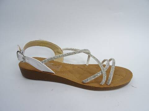 Sandały damskie 6089-2 WHITE 36-41