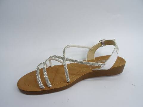 Sandały damskie 6089-2 WHITE 36-41 1