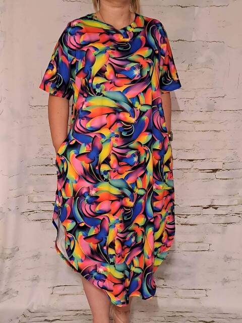 Sukienka damskie 0001 Mix kolor Standard (Towar Polskie) 1