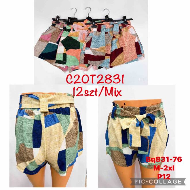 Szorty damskie BQ831-76 MIX KOLOR  M-2XL (TOWAR CHINA) 1