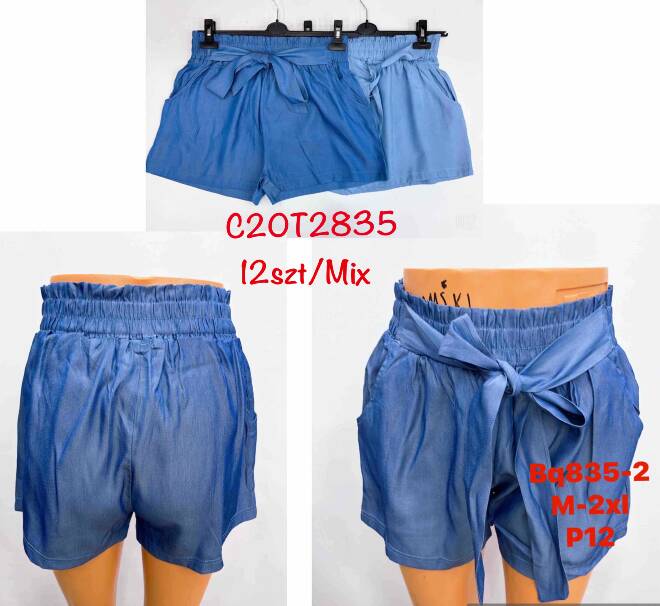 Szorty damskie BQ835-2 MIX KOLOR  M-2XL (TOWAR CHINA) 1