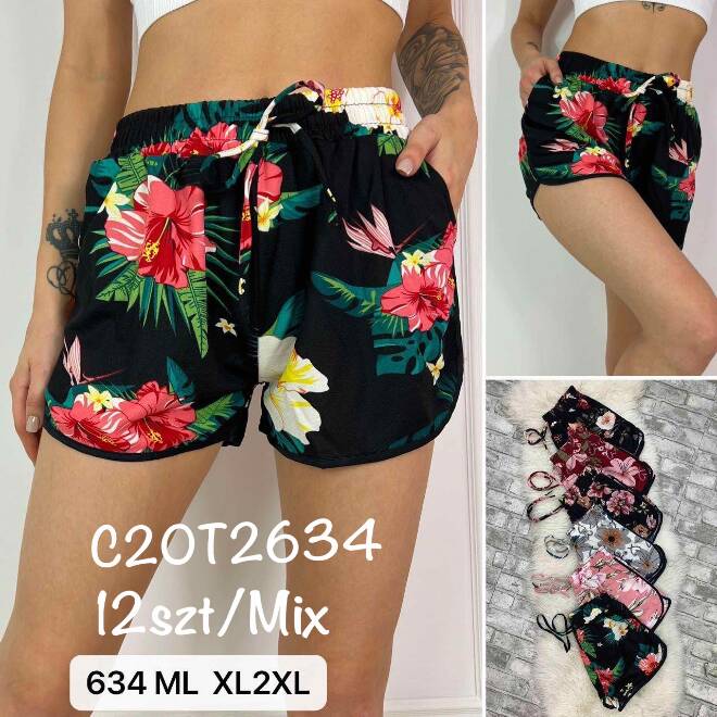 Szorty damskie C20T2634 MIX KOLOR  M-2XL (TOWAR CHINA) 1