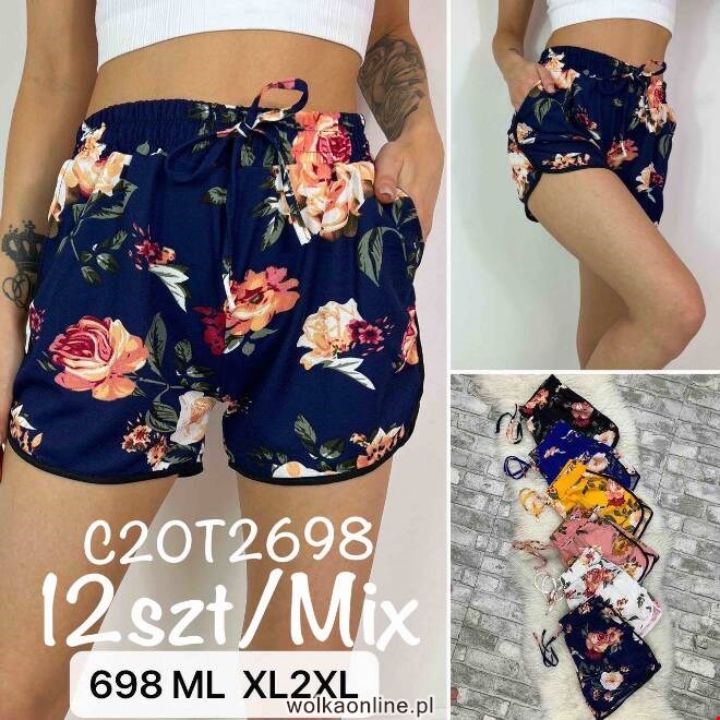 Szorty damskie C20T2698 MIX KOLOR  M-2XL (TOWAR CHINA)