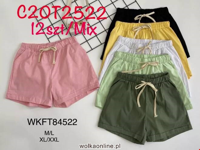 Szorty damskie C20T2522 MIX KOLOR  M-2XL (TOWAR CHINA)