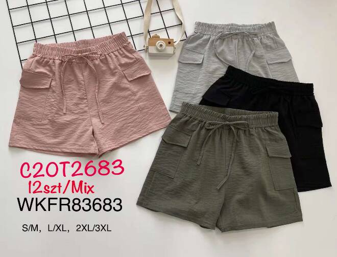 Szorty damskie C20T2683 MIX KOLOR  S-3XL (TOWAR CHINA) 1