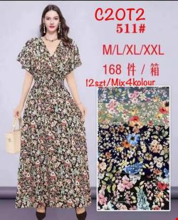 Sukienka damska C20T2511 MIX KOLOR  M-2XL (TOWAR CHINA)