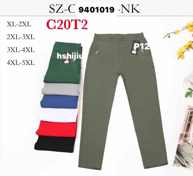 Spodenie damskie 9401019 MIX KOLOR  XL-5XL (TOWAR CHINA)