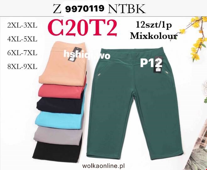 Rybaczki damskie 9970119 MIX KOLOR  2XL-9XL (TOWAR CHINA)