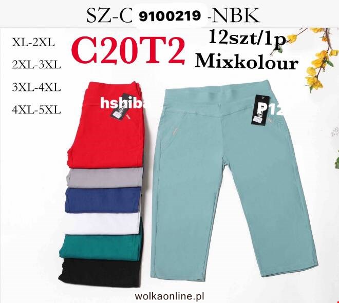 Rybaczki damskie 9100219 MIX KOLOR  2XL-9XL (TOWAR CHINA)