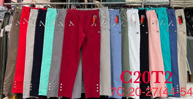 Spodnie damskie 7C MIX KOLOR  44-54 (TOWAR CHINA)