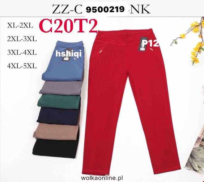 Spodnie damskie 9500219 MIX KOLOR  XL-5XL (TOWAR CHINA)