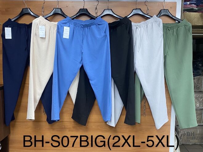 Spodnie damskie BH-S07BIG MIX KOLOR  2XL-5XL (TOWAR CHINA)