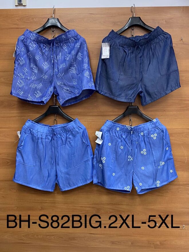 Szorty damskie BH-S82BIG MIX KOLOR  2XL-5XL (TOWAR CHINA) 1
