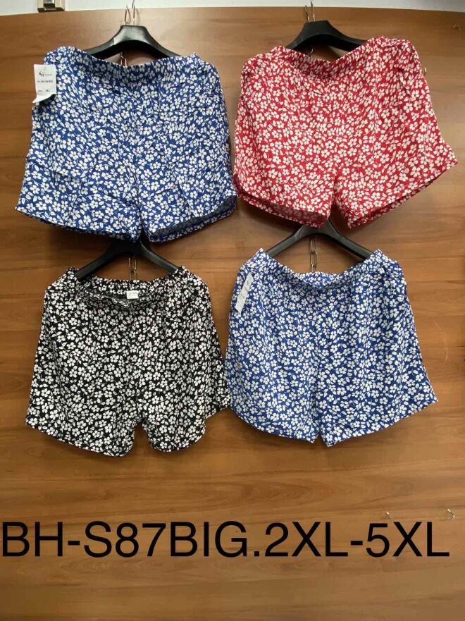 Szorty damskie BH-S87BIG MIX KOLOR  2XL-5XL (TOWAR CHINA) 1