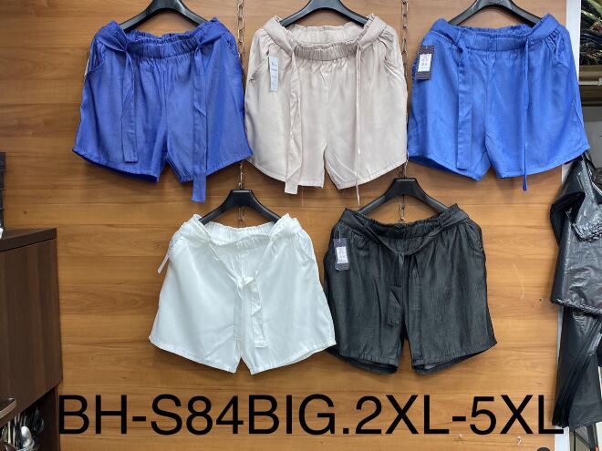 Szorty damskie BH-S84BIG MIX KOLOR  2XL-5XL (TOWAR CHINA) 1