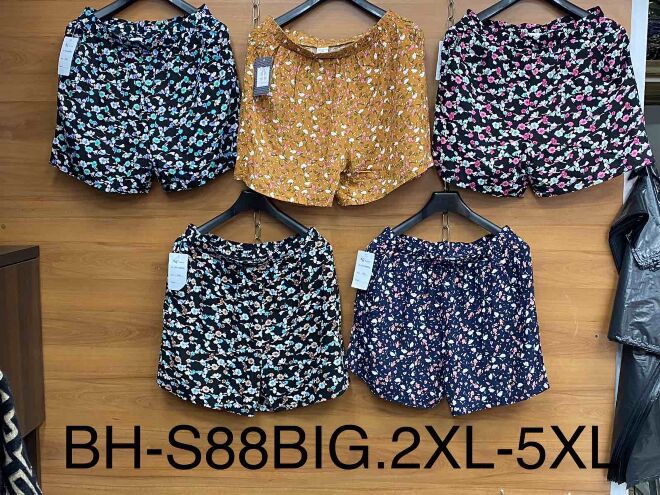 Szorty damskie BH-S88BIG MIX KOLOR  2XL-5XL (TOWAR CHINA) 1