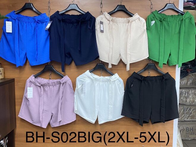 Szorty damskie BH-S02BIG MIX KOLOR  2XL-5XL (TOWAR CHINA) 1