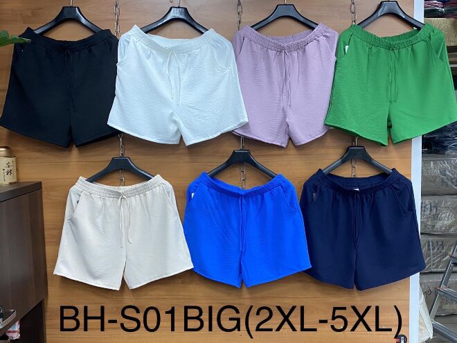 Szorty damskie BH-S01BIG MIX KOLOR  2XL-5XL (TOWAR CHINA) 1