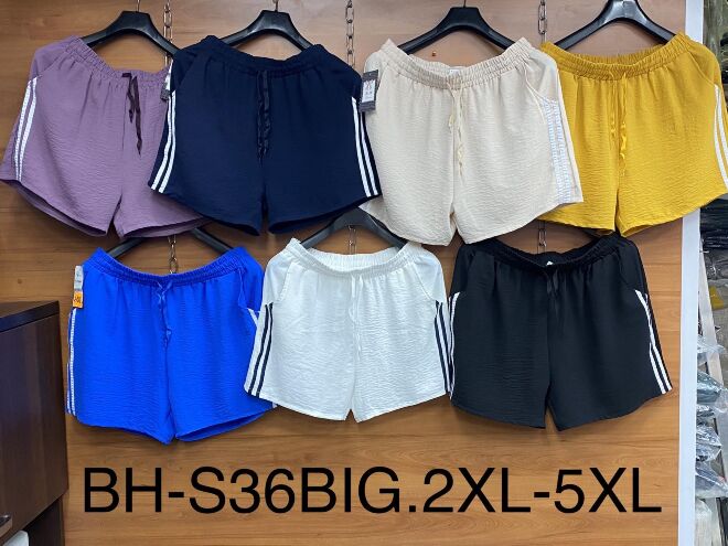 Szorty damskie BH-S36BIG MIX KOLOR  2XL-5XL (TOWAR CHINA) 1