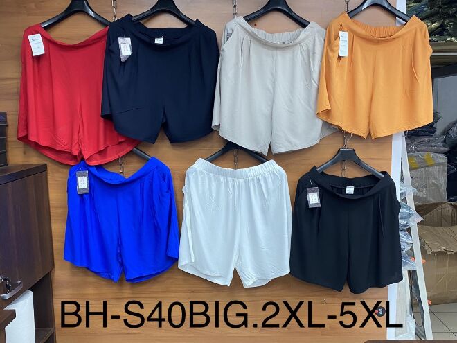 Szorty damskie BH-S40BIG MIX KOLOR  2XL-5XL (TOWAR CHINA) 1
