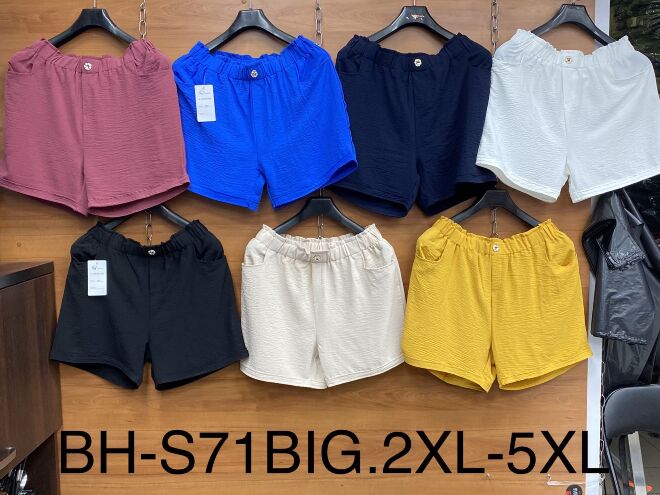 Szorty damskie BH-S71BIG MIX KOLOR  2XL-5XL (TOWAR CHINA) 1