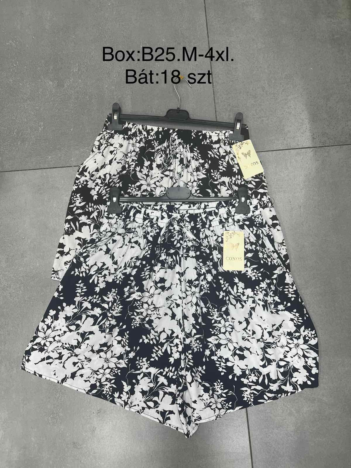 Szorty damskie 4636 Mix kolor  3XL-8XL (TOWAR CHINA)