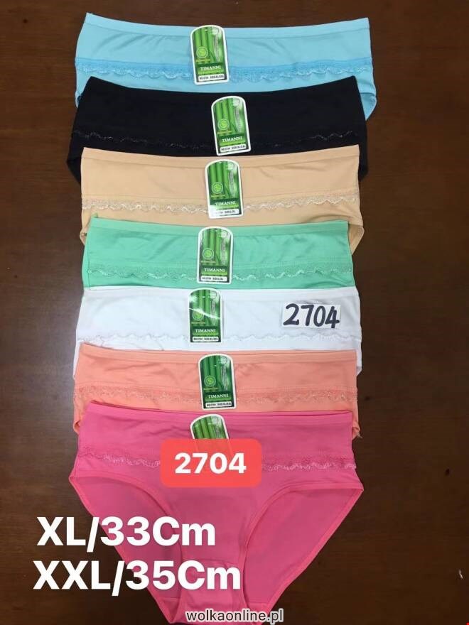 Majtki damskie 2704 Mix kolor  XL-2XL