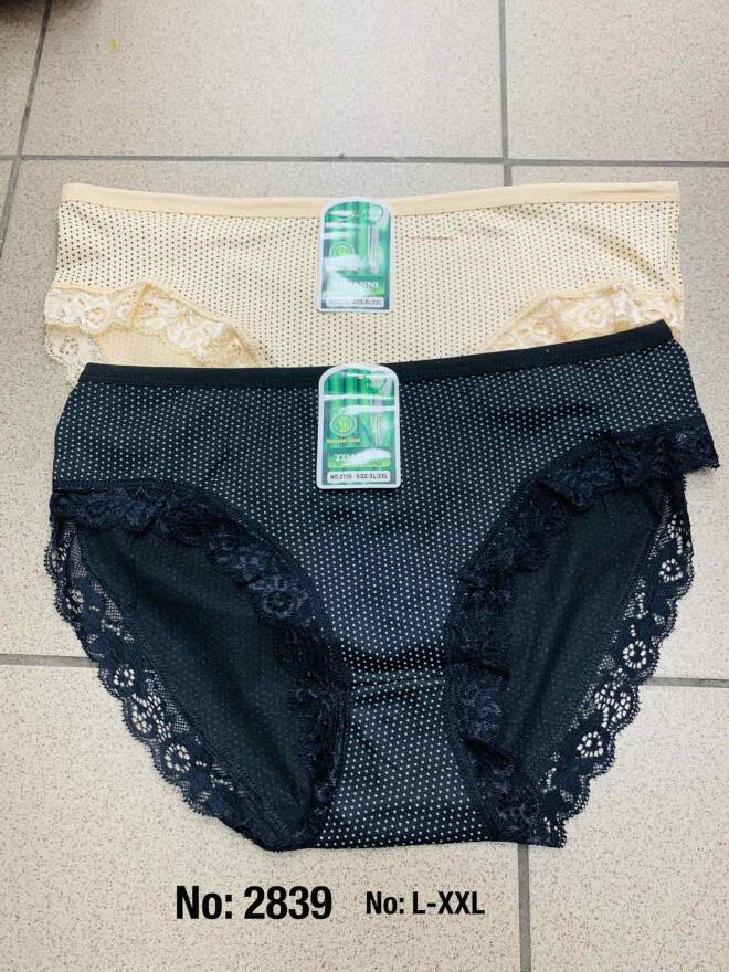 Majtki damskie 2839 Mix kolor  L-2XL 1