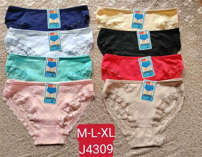 Majtki damskie J4309 Mix kolor  M-XL