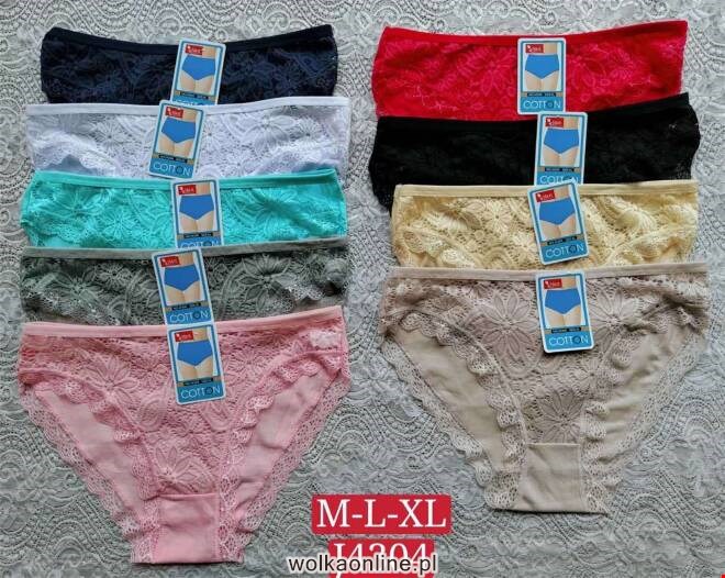 Majtki damskie J4304 Mix kolor  M-XL