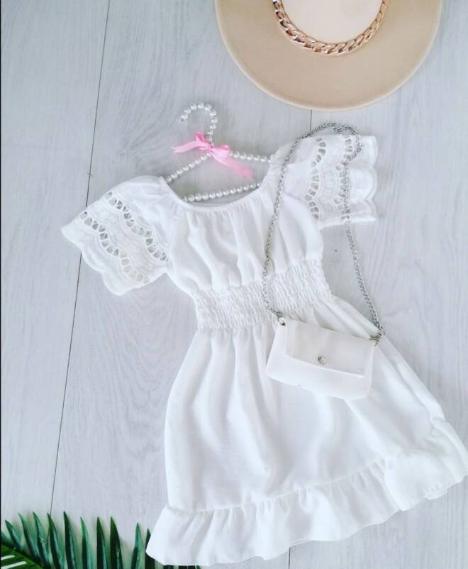 Sukienka dziewczęca 6403 1 kolor  4-14 1